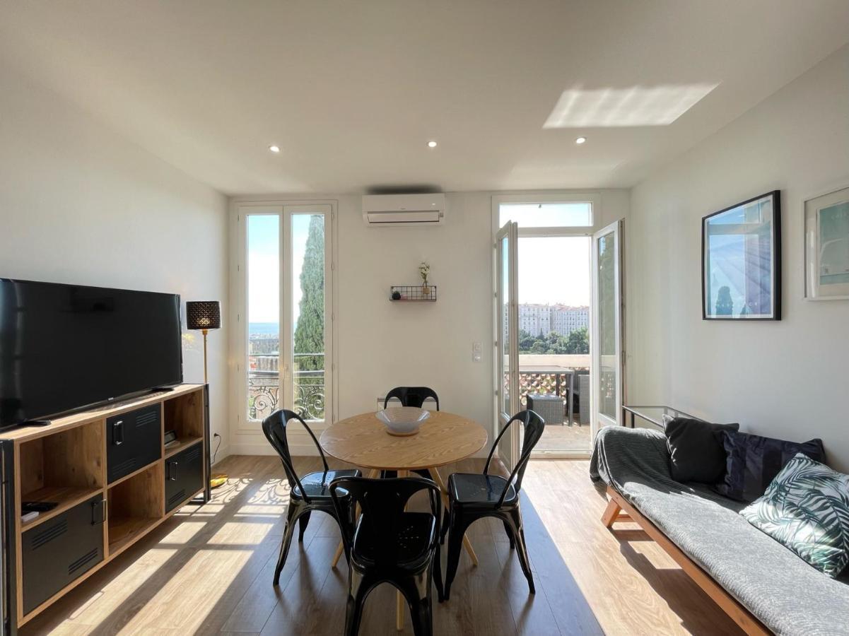 Nice Renting - Cambrai - Luxurious Sea View Terrasse - King Bed - Parking - Ac - Fully Equipped Экстерьер фото